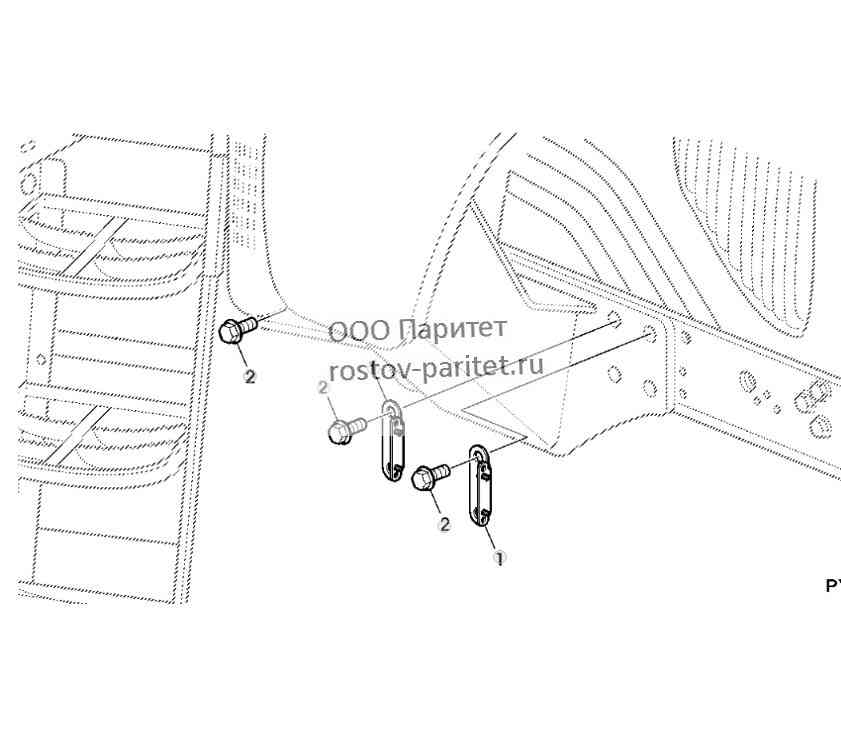 BRACKETS, FRONT LOADER 